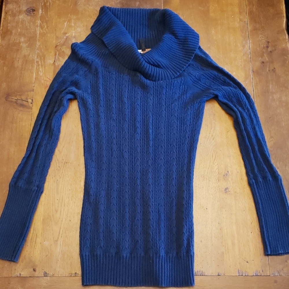 BCBG Cowl Tunic Sweater